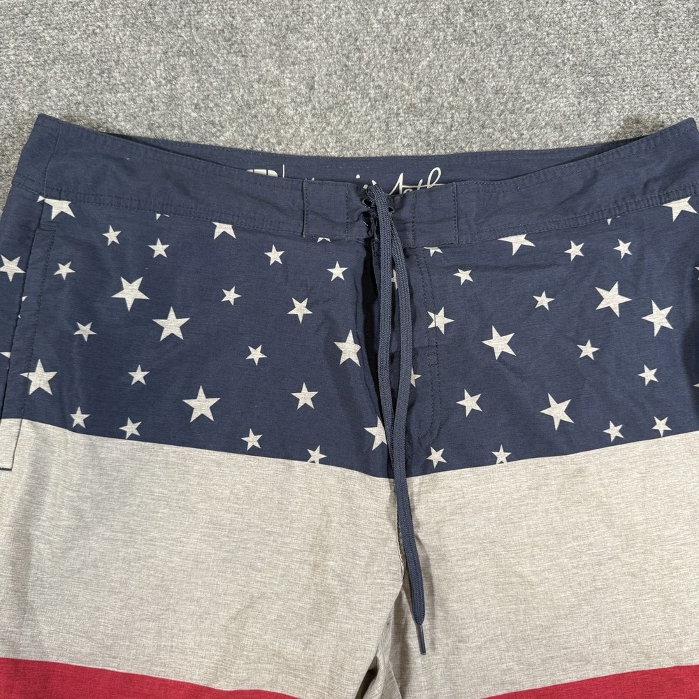 Travis Mathew Board‎ Shorts Mens 40 America Flag Beach Surf Swim Trunks Stretch - Picture 3 of 14